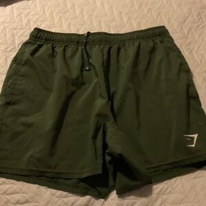 Gymshark Green Athletic Shorts